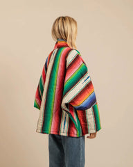 Kimono "Chicago"  rayure Mexicaine