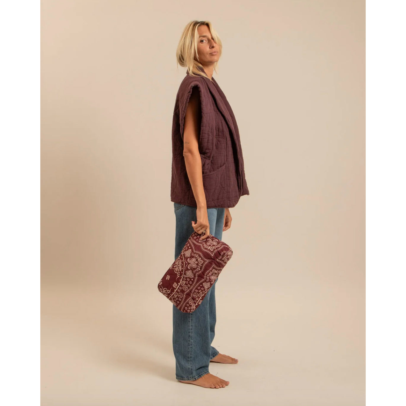 Pochette "Orlando Bandana" - Bordeaux