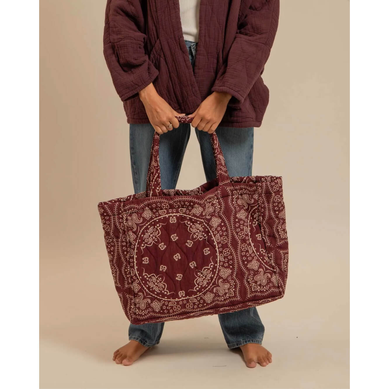 Sac "Philadelphie Bandana" - Bordeaux
