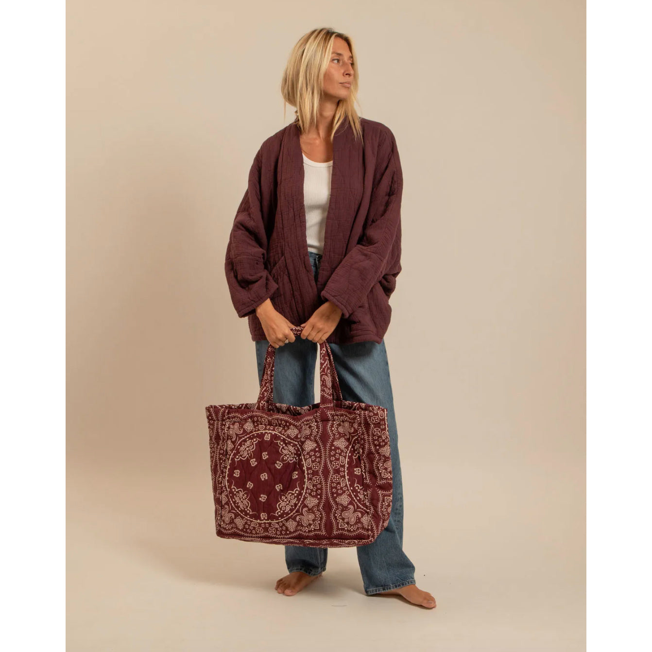 Sac "Philadelphie Bandana" - Bordeaux