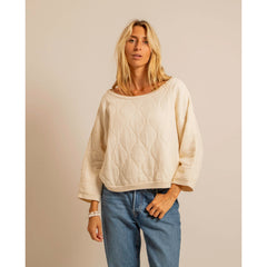 Sweat-shirt "Memphis" - Crème