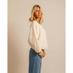 Sweat-shirt "Memphis" - Crème