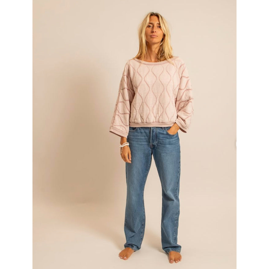 Sweat-shirt "Memphis" - Poudre