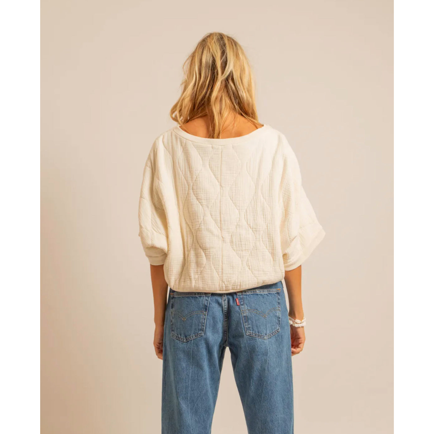 Sweat-shirt "Seattle" - Crème