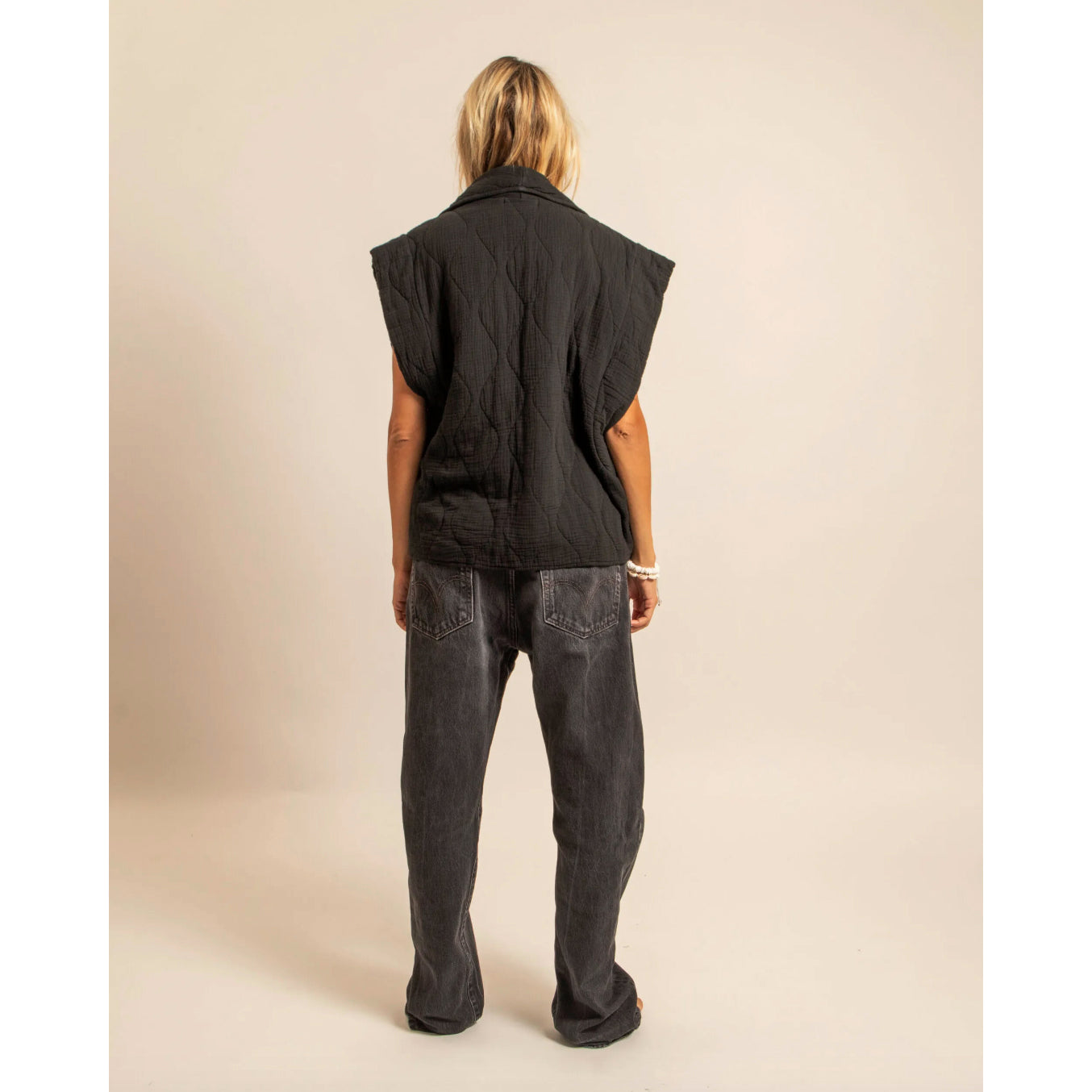 Veste sans manches "Brooklyn" - Noir