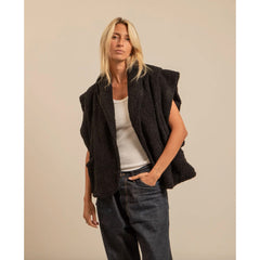Veste sans manches "Brooklyn Sherpa" - Noir