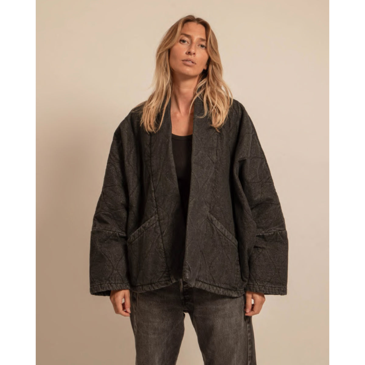 Kimono "Chicago Denim" - Dark Stonewash