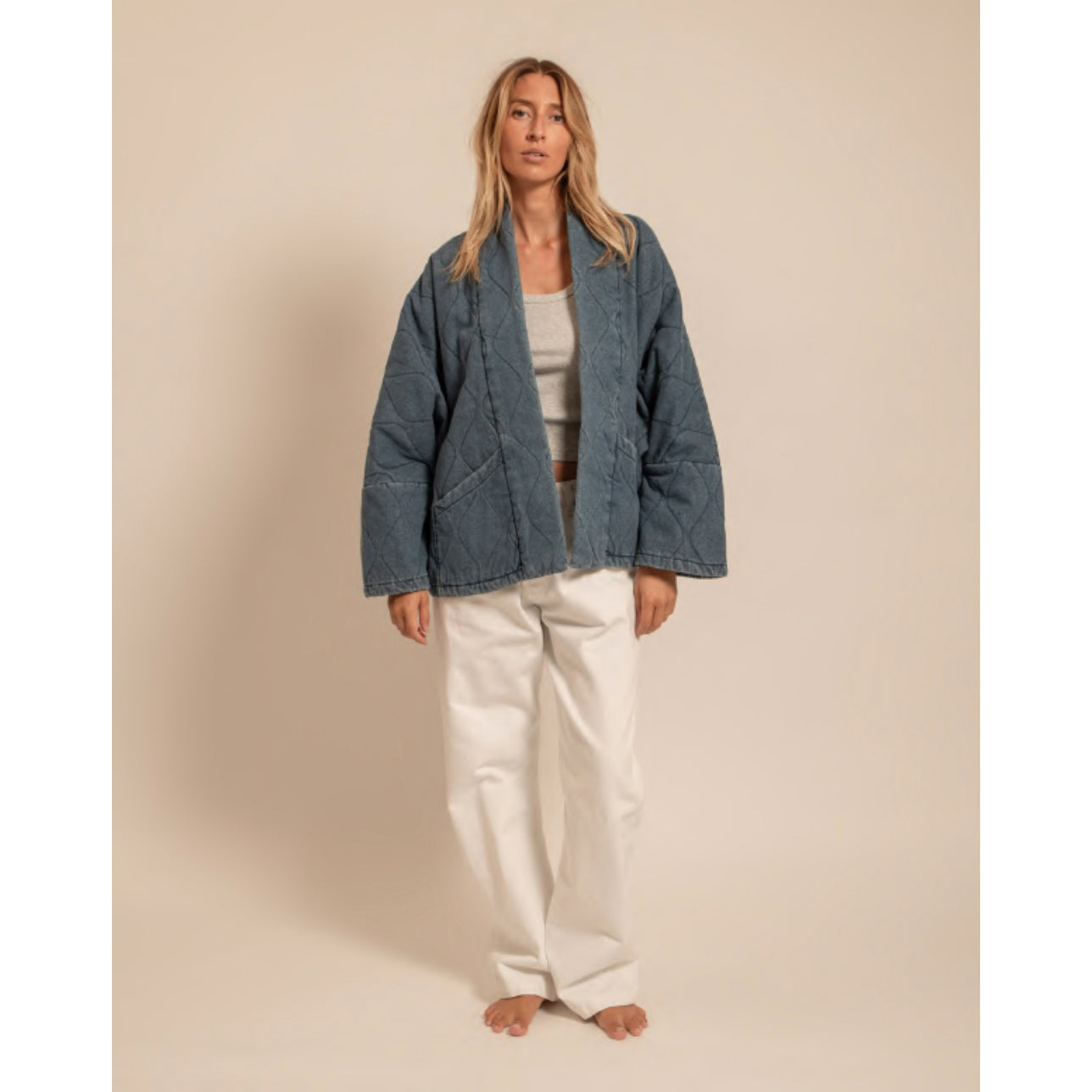 Kimono "Chicago Denim" - Stonewash