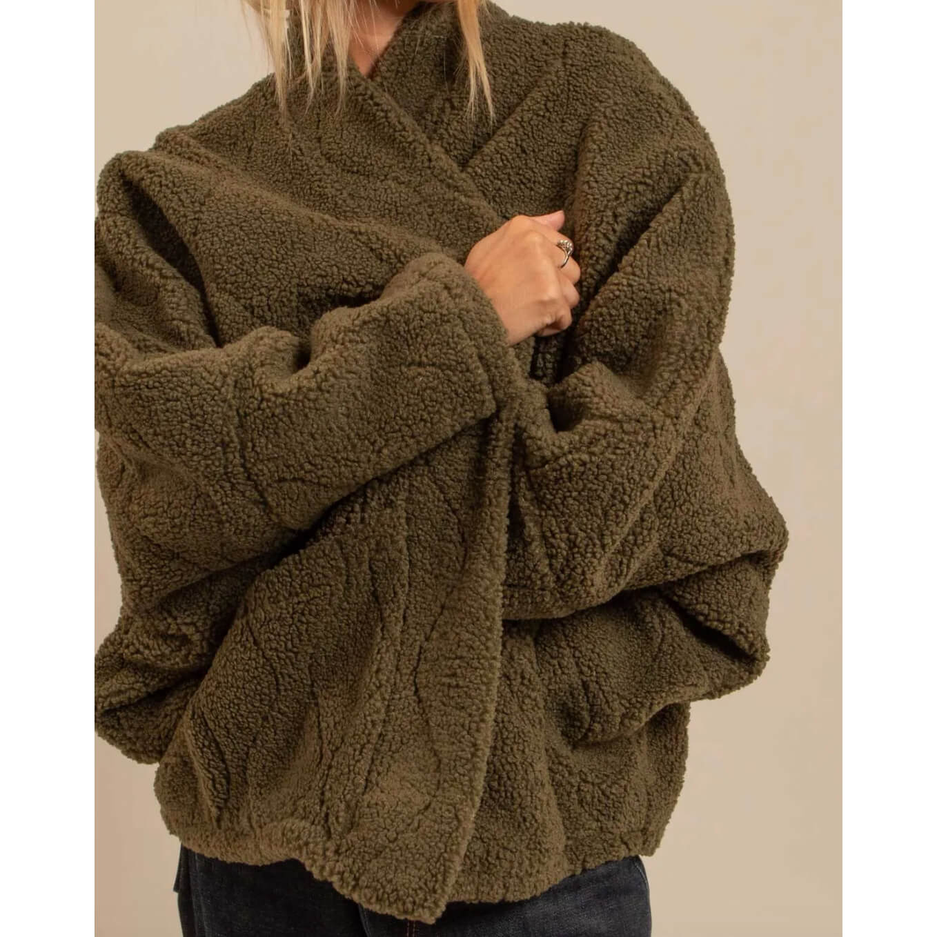 Kimono "Chicago Sherpa" - Kaki