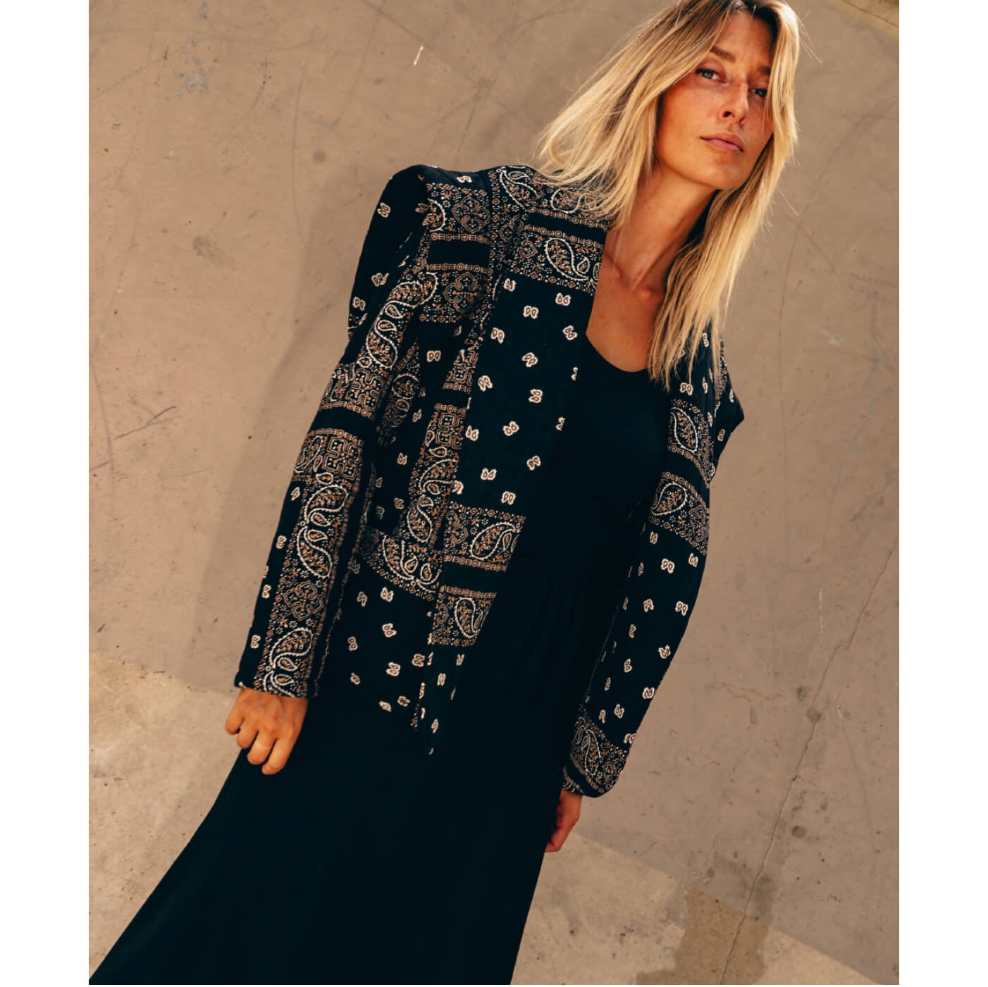 Veste "San Francisco" - Bandana noir
