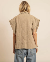 Veste sans manches "Brooklyn" - Beige