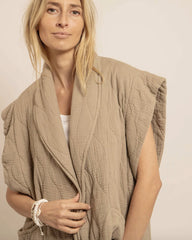 Veste sans manches "Brooklyn" - Beige