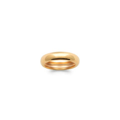 Bague "demi-tube" - plaqué Or