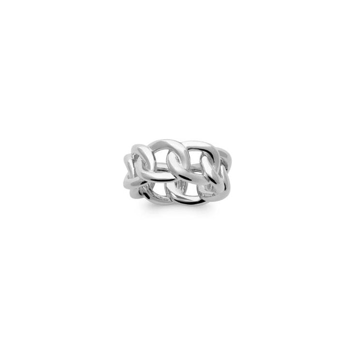 Bague chaîne XL Argent
