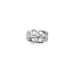 Bague chaîne XL Argent