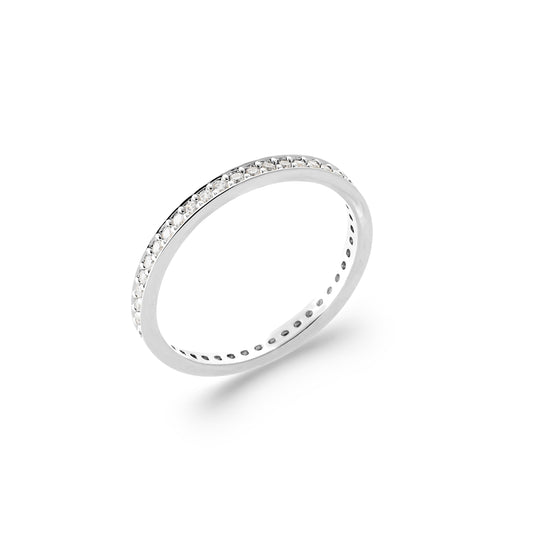 Bague Argent & Zircons