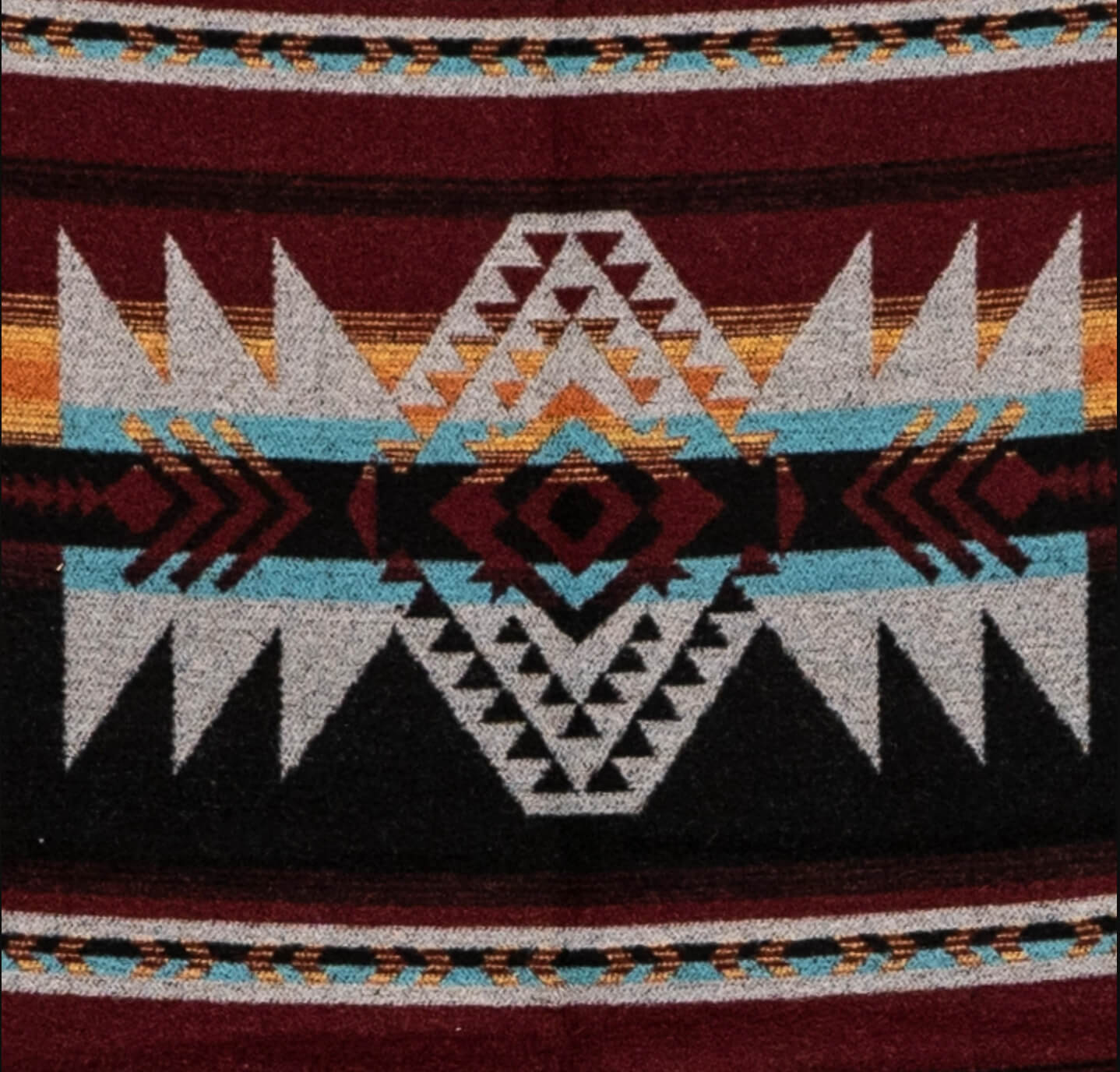 Plaid "Navajo" - Gris/multico