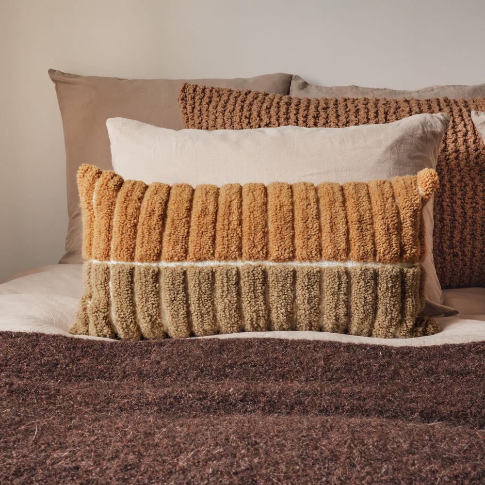 Coussin tufté "Tokyo"- Leaf