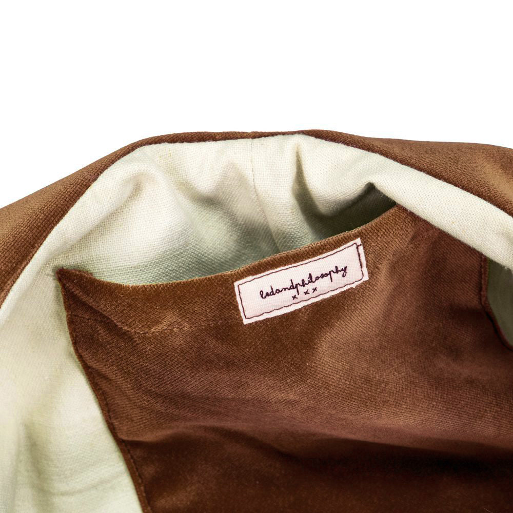 Sac besace velours "Gigi" - Wood