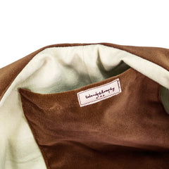 Sac besace velours "Gigi" - Wood