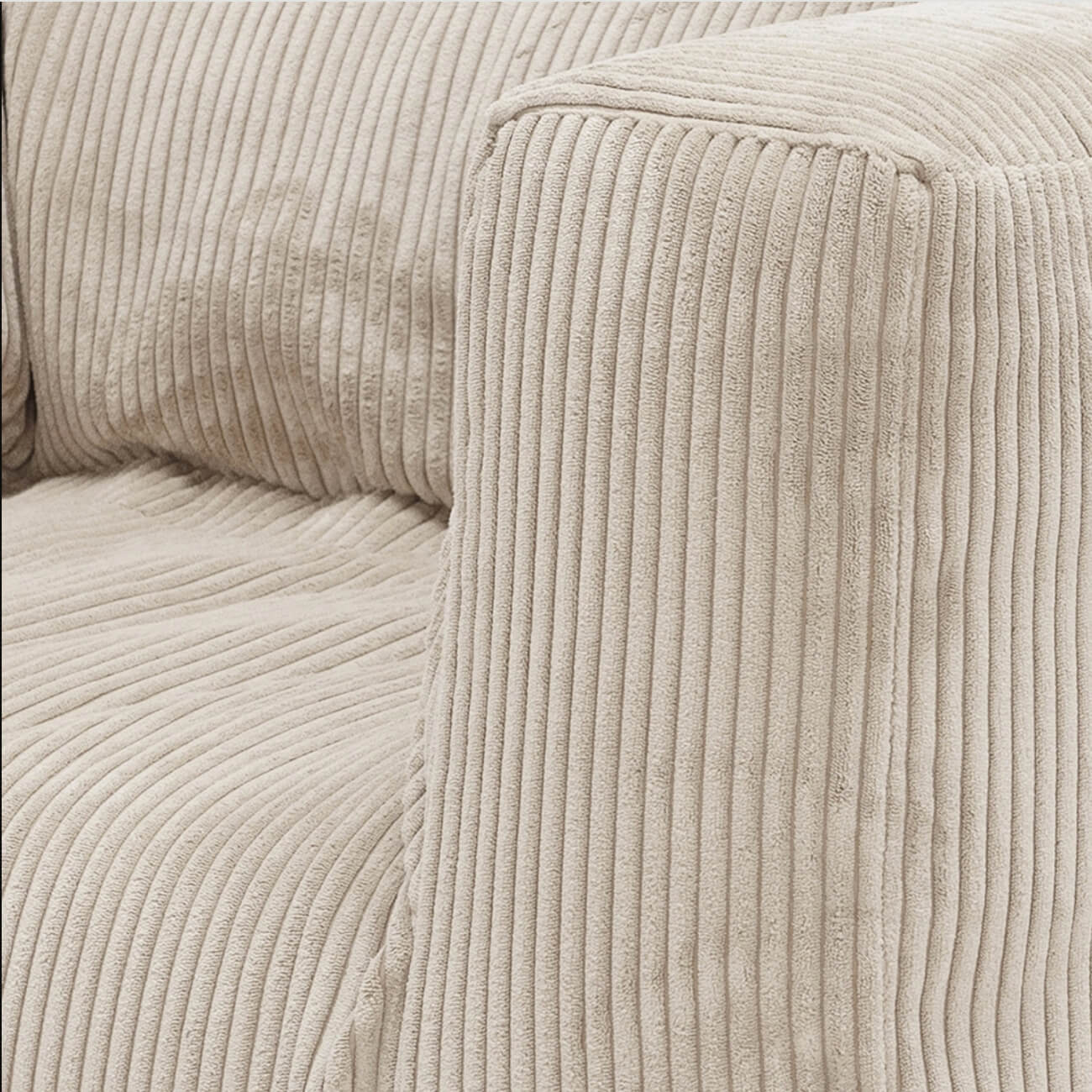 Pouf "Slow" Velours côtelé