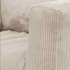 Pouf "Slow" Velours côtelé