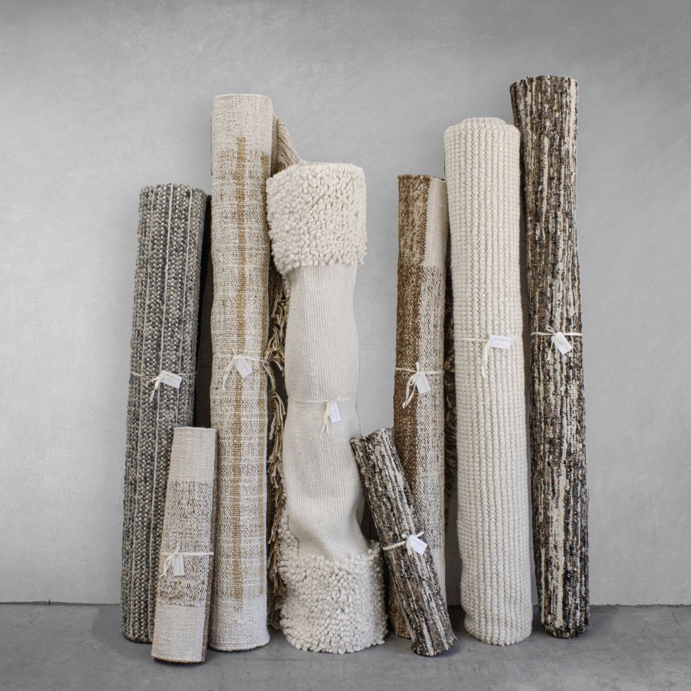 Tapis "Tebbles" laine 80x150 - Grey