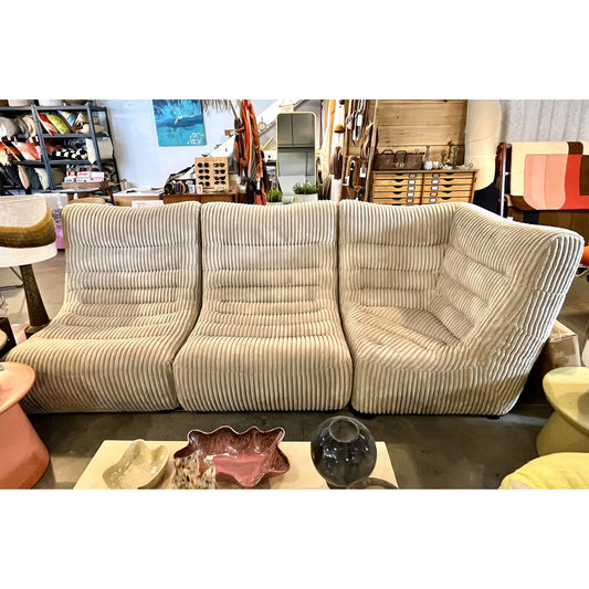 Canapé 3 pl. XL "Divan" Velours côtelé Chino