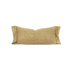 Coussin "Comics" lin brodé - Honey