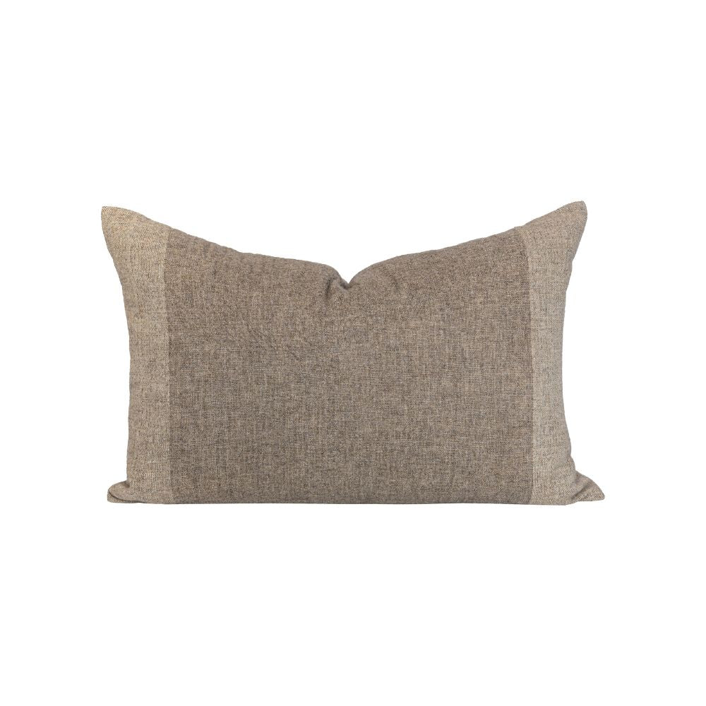 Coussin en laine & coton "Paolina" - Marmotte
