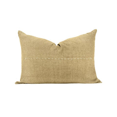 Coussin "Copper" lin brodé - Honey