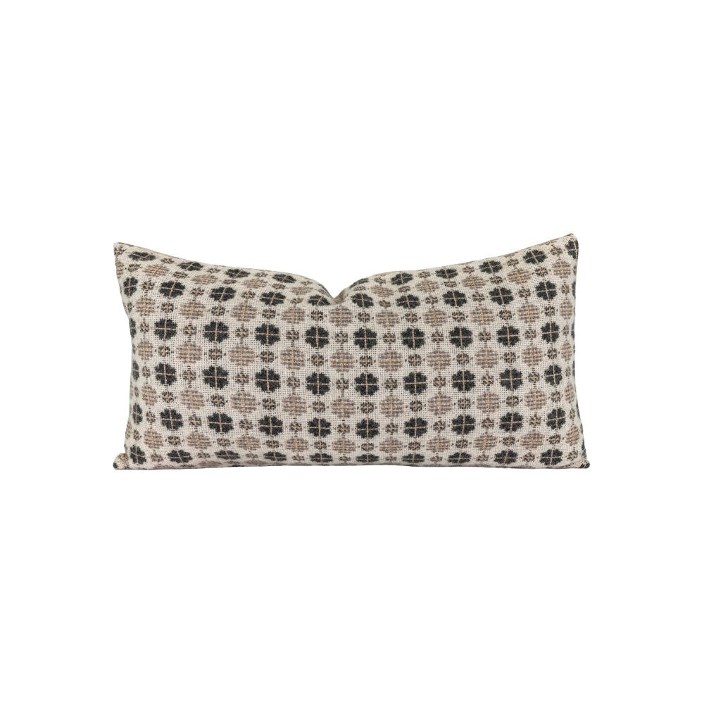 Coussin en laine jacquard "Fever"