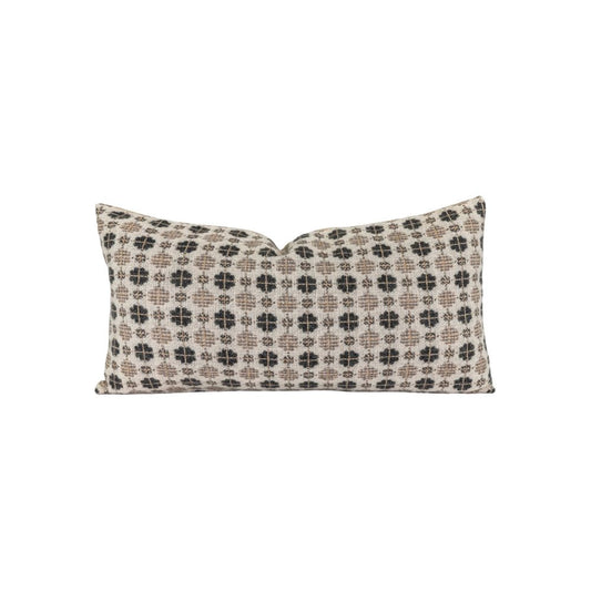 Coussin en laine jacquard "Fever"