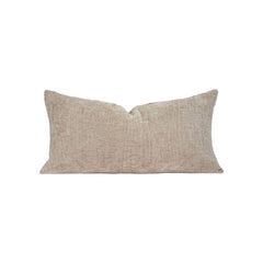 Coussin lin & velours "Zia Rimbaud"