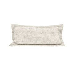 Coussin "Fado" coton alvéolé - Plume
