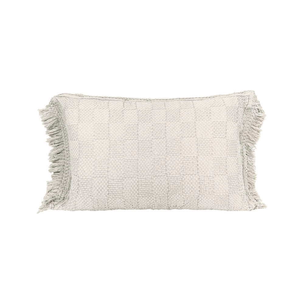 Coussin "Farmer" coton alvéolé - Plume