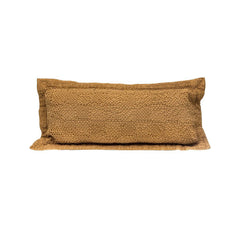 Coussin "Fado" coton alvéolé - Butternut