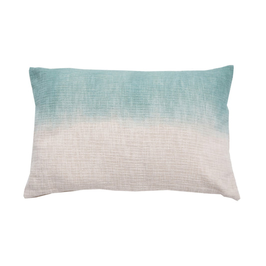 Coussin "Talc" tie & dye - Aqua
