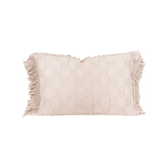 Coussin "Farmer" coton alvéolé - Nude