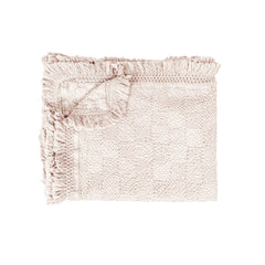 Plaid "Flirt" effet alvéolé - Nude