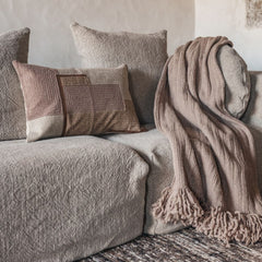 Coussin brodé "Cosmo" - Ginger