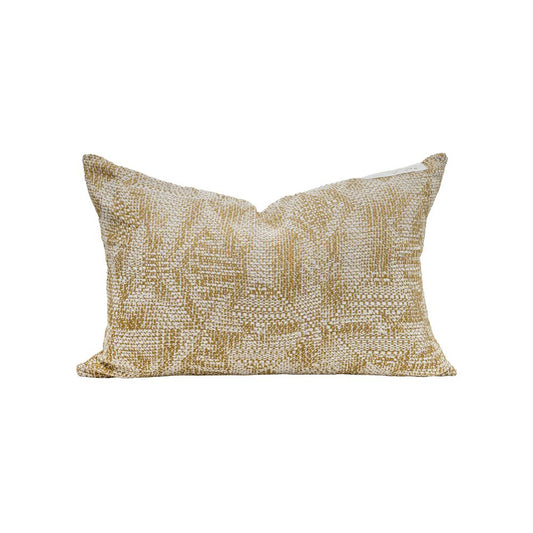 Coussin jacquard "Vesuve" - Narcisse