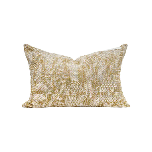 Coussin jacquard "Vesuve" - Narcisse