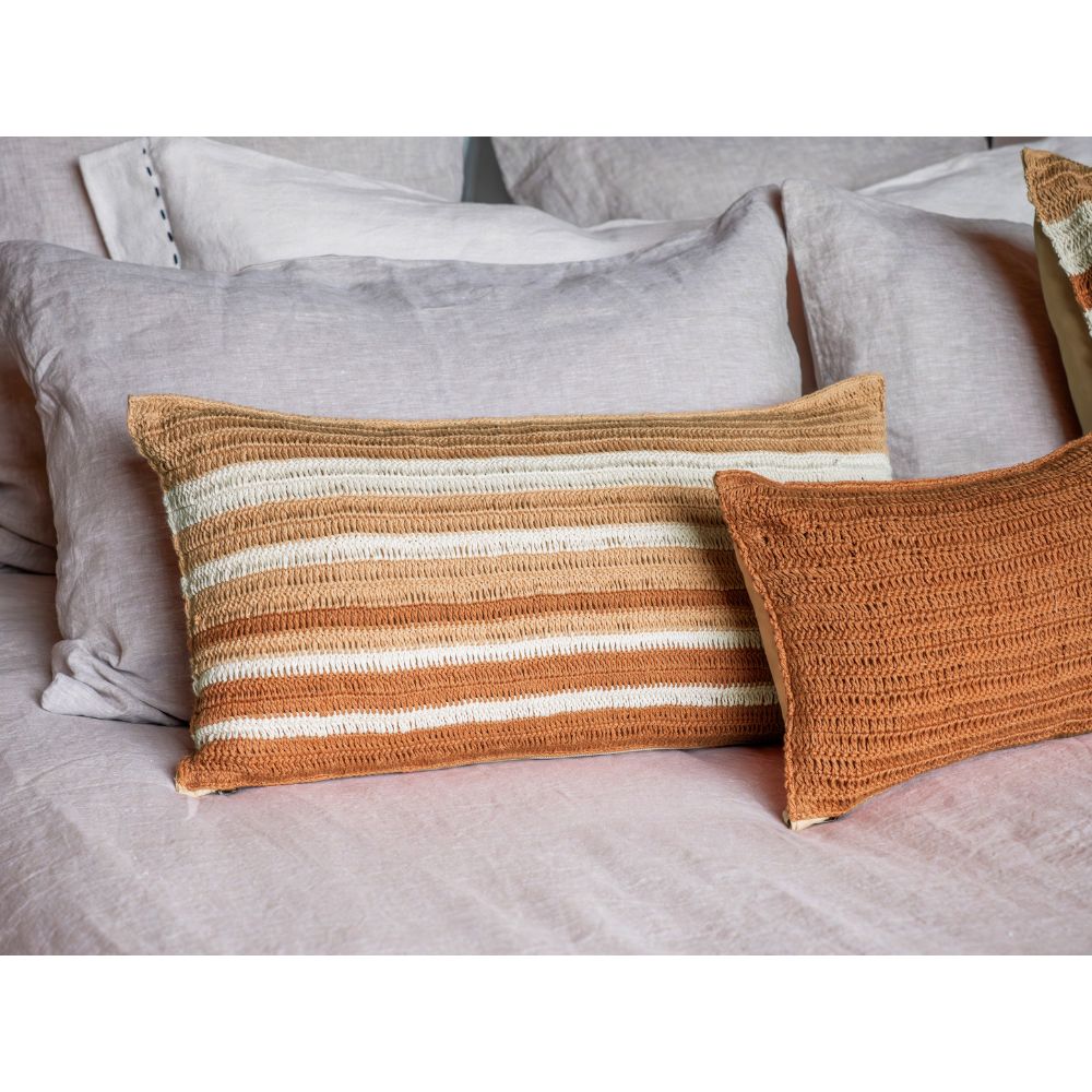 Coussin "Tierra Cusco" crocheté main