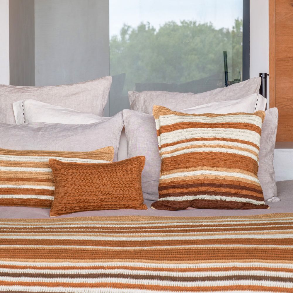 Plaid "Tobago Cusco" crocheté main