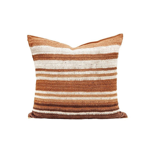 Coussin "Tribu Cusco" crocheté main