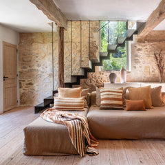 Coussin "Tribu Cusco" crocheté main