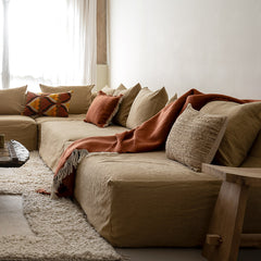 Canapé 4pl. XL "Slow Family" Lin