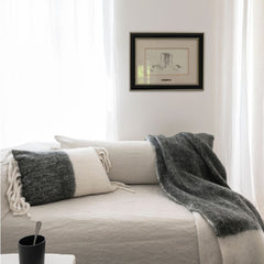 Plaid "Vicky Snow" laine - Noir