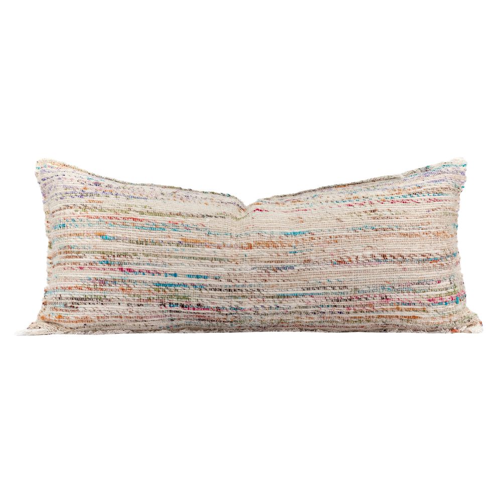 Coussin tissage manuel "Togo" - Coconut